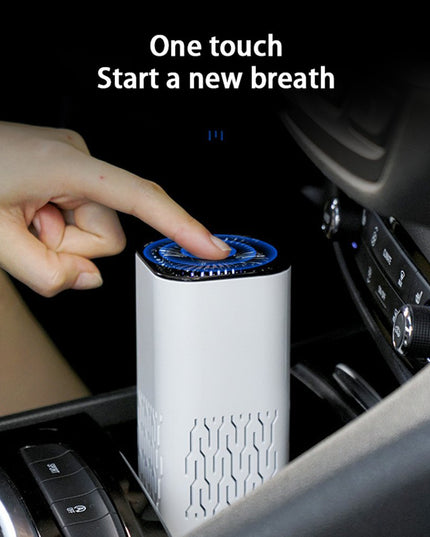 Car Air Purifier Portable Negative Ion Generator Remove Formaldehyde Dust Smoke Air Freshen Washer For Home Car
