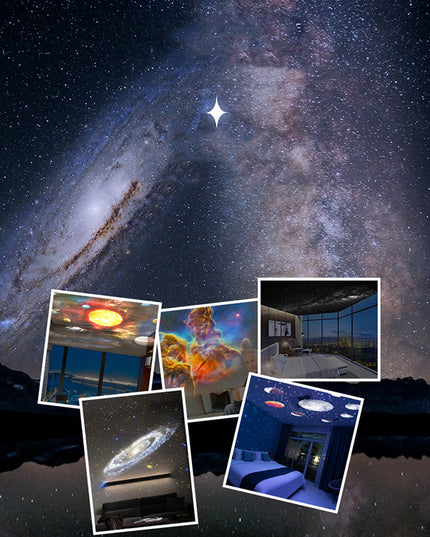 Night Light Galaxy Projector Starry Sky Projector 360 Rotate Planetarium Lamp For Kids Bedroom Valentines Day Gift Wedding Deco