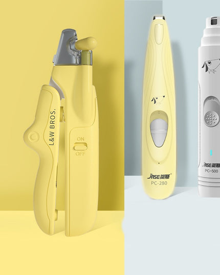 Pet Nail Clippers With LED Light Dogs Cat Nail Scissors Professional Trimmer Tool Care Grooming Supplies