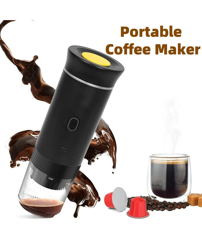 Electric Grinder Coffee Travel Handy 3 In1 Espresso Portable Coffee Espresso Maker Machine Cafe Portable Capsule Coffee Machine Kitchen Gadgets