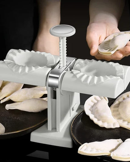 Dumpling Mould Double Head Dumpling Mold Lazy Artifact Manual Press Noodle Dumpling Maker Kitchen Accessories Dumpling Maker