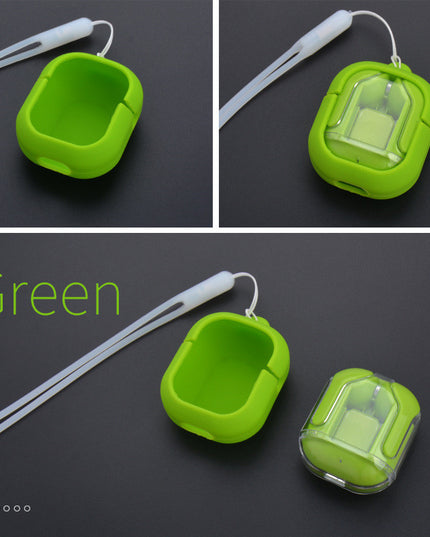 New Mini Transparent Wireless Bluetooth Headset Digital Display ENC Noise Reduction True Wireless Sports Music