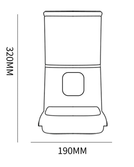 Pet Automatic Feeder Large Capacity Smart Voice Recorder APP Control Timer Feeding Cat Dog Food Dispenser With WiFi Pet Bo