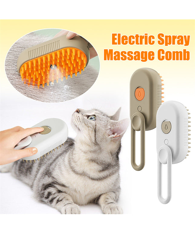 Cat Steam Brush Steamy Dog Brush 3 In 1 Electric Spray Cat Hair Brushes For Massage Pet Grooming Comb Hair Removal Combs Pet Products