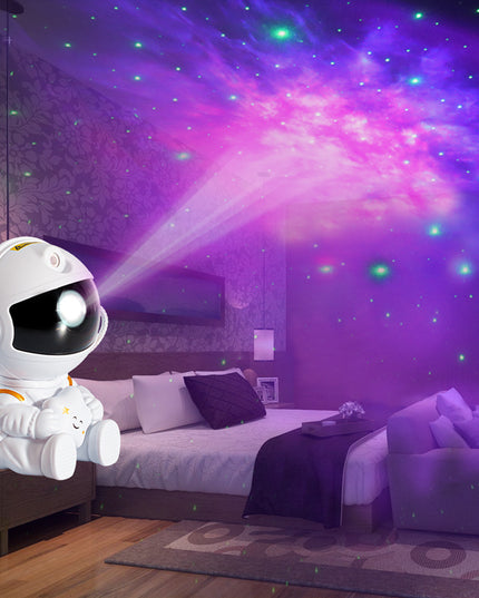 Mini Version Of Astronaut Star Projection Lamp Creative Gift Atmosphere Decorative Lamp Colorful Flowing Starry Night Light