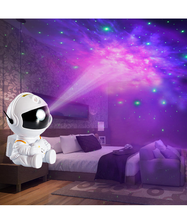 Mini Version Of Astronaut Star Projection Lamp Creative Gift Atmosphere Decorative Lamp Colorful Flowing Starry Night Light