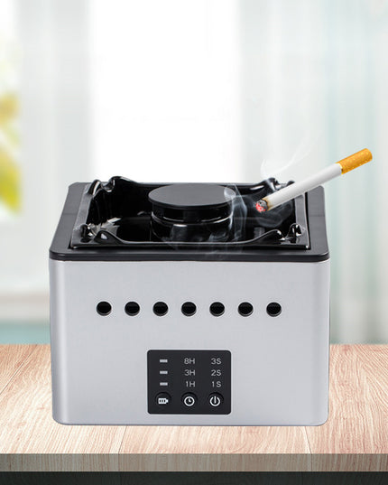 Mini Ashtray Air Purifier Multi Function Home Desktop Negative Ion Purifier Fresh Air From Remove Odor Smoking Accessories