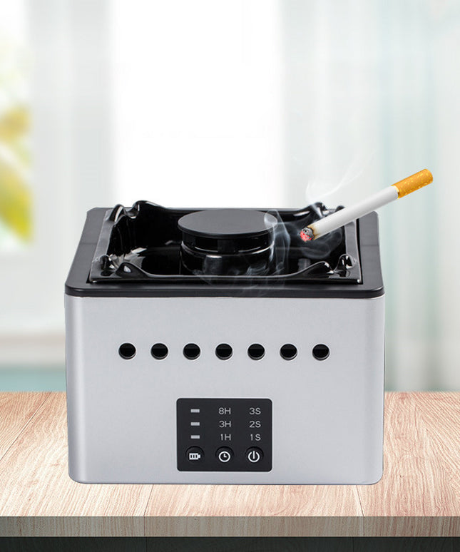 Mini Ashtray Air Purifier Multi Function Home Desktop Negative Ion Purifier Fresh Air From Remove Odor Smoking Accessories