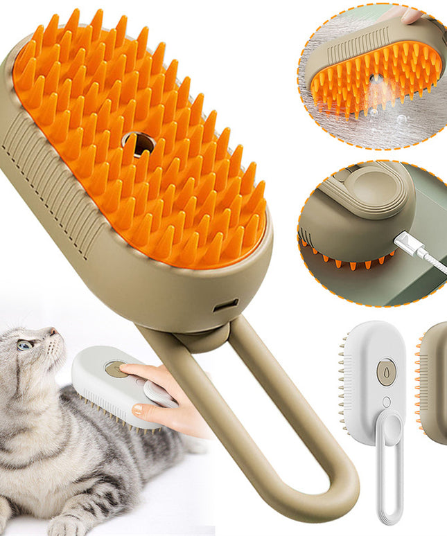 Cat Steam Brush Steamy Dog Brush 3 In 1 Electric Spray Cat Hair Brushes For Massage Pet Grooming Comb Hair Removal Combs Pet Products