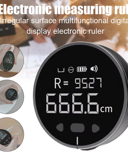 Distance Measuring Instrument Electronic Measuring Ruler Tape Measure High Definition Digital LCD High Precision Electronic Measuring Ruler Tool