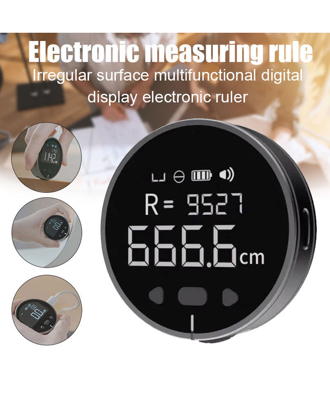 Distance Measuring Instrument Electronic Measuring Ruler Tape Measure High Definition Digital LCD High Precision Electronic Measuring Ruler Tool