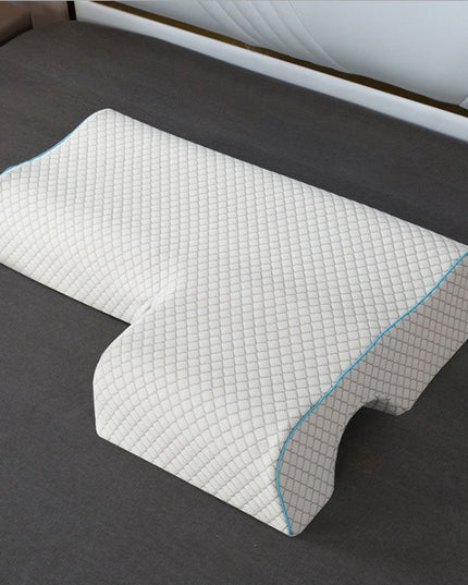 Couples Pillow Arched Cuddle Pillow With Slow Rebound Memory Foam For Arm Rest Hand Pillow