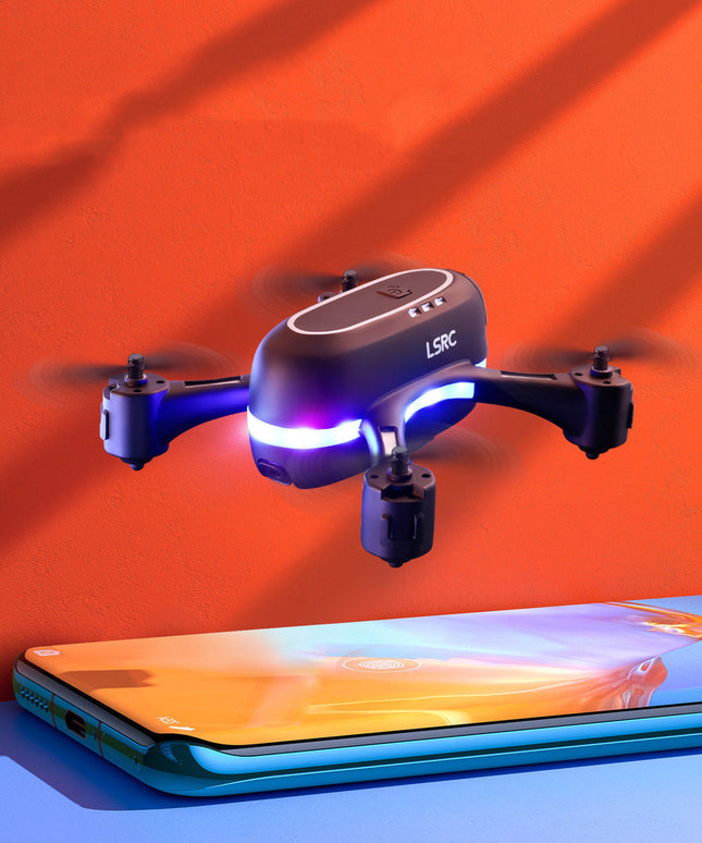 Mini Aerial Photography Gradient LED Remote Control Plane