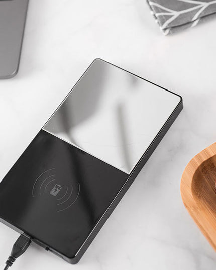 2 In 1 Heating Mug Cup Warmer Electric Wireless Charger For Home Office Coffee Milk