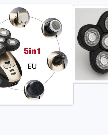 5 In 1 Multifunctional Electric Shaver 5 Blade Razor For Men Shaved Head Rechargeable Shaving Machine Beard Nose Hair Trimmer