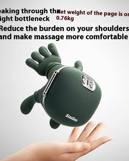 Electric Neck And Shoulder Muscle Massager Wireless Shoulder And Back Kneading Massage Shawl Neck Masajeador Relax Pain Relief