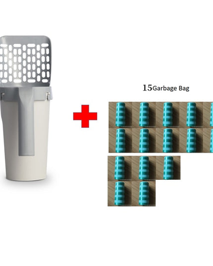 Storage Box Integrated Lazy Cat Litter Shovel Set