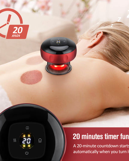 Electric Vacuum Cupping Massage Body Cups Anti-Cellulite Therapy Massager For Body Electric Guasha Scraping Fat Burning Slimming