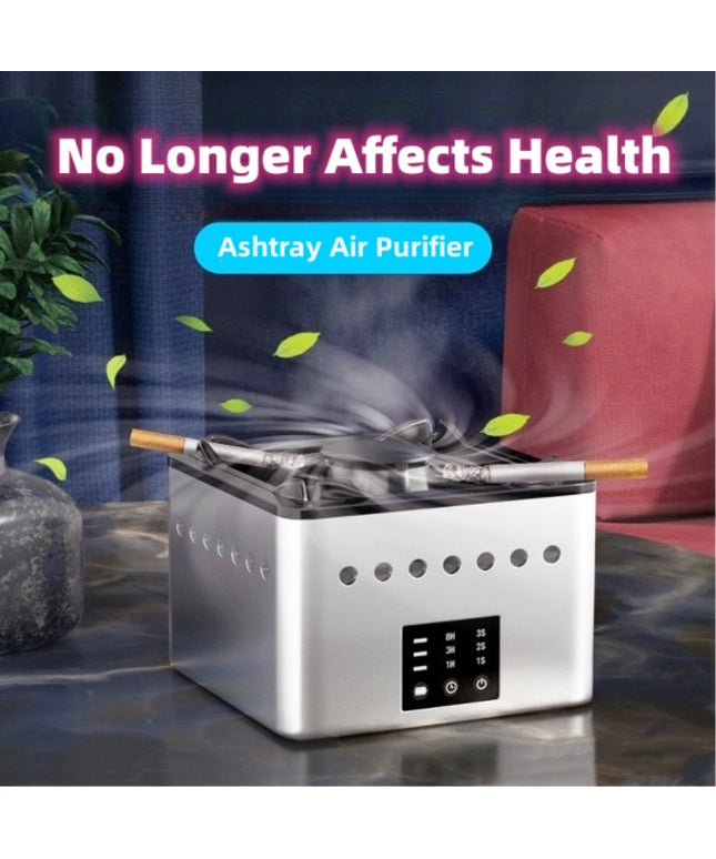 Mini Ashtray Air Purifier Multi Function Home Desktop Negative Ion Purifier Fresh Air From Remove Odor Smoking Accessories