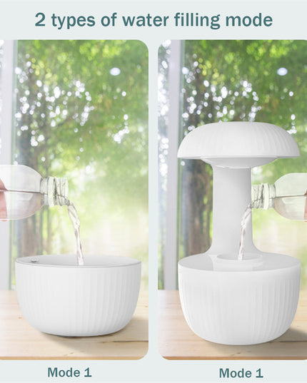 Anti-gravity Air Humidifier Mute Countercurrent Humidifier Levitating Water Drops Cool Mist Maker Fogger Relieve Fatigue
