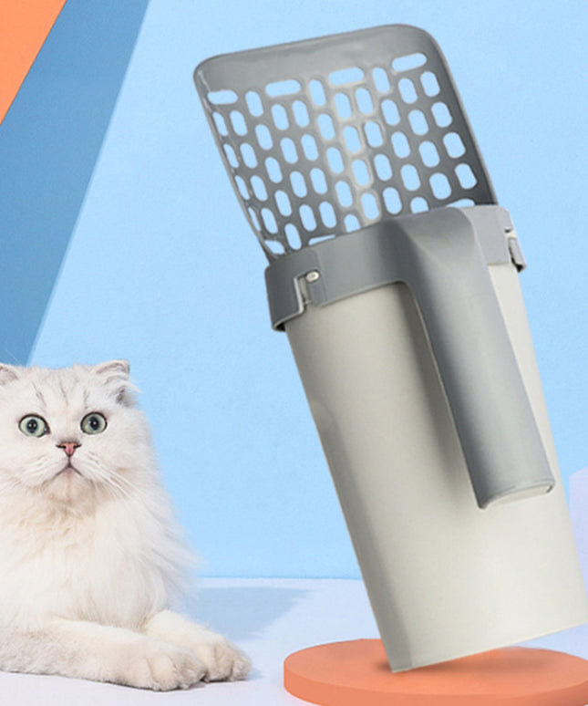 Storage Box Integrated Lazy Cat Litter Shovel Set