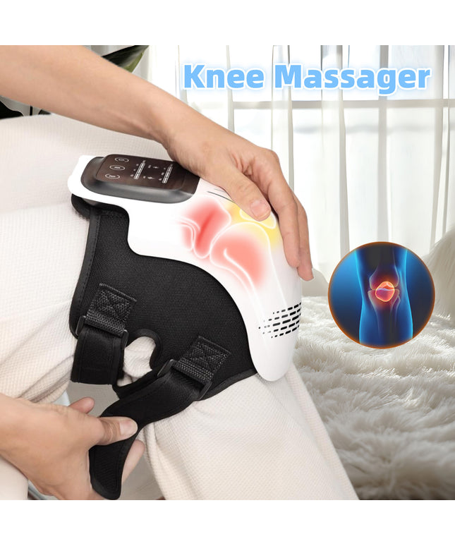 Intelligent Home Use Electric Intelligent Kneading Heating Knee Massager Rechargeable Pain Relief Infrared Laser Vibration Knee Massager