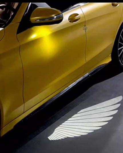 Car Rearview Mirror Courtesy Lamp Angel Wings