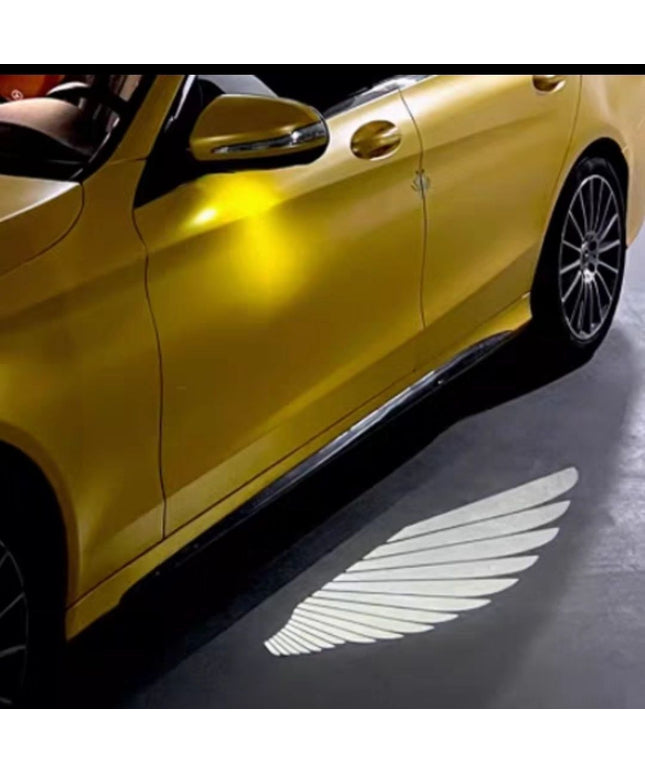 Car Rearview Mirror Courtesy Lamp Angel Wings