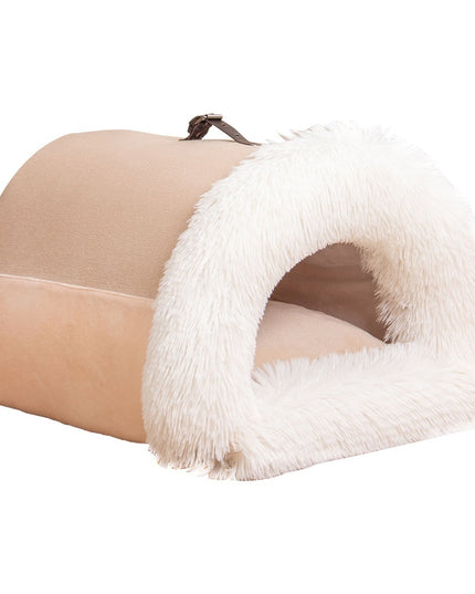 New Splice Portable Pet Nest Portable Autumn And Winter Warm Dog Nest Moisture-proof Long Fur Cat Nest Cross Border Pet Nest