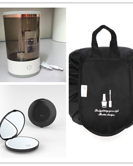 Women Eye Shadow Brush Cleaning Tool Portable Electric Makeup Brush Cleaner Machine With USB Charging Automatic Cosmetic Brush