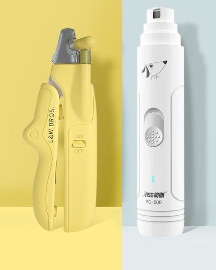 Pet Nail Clippers With LED Light Dogs Cat Nail Scissors Professional Trimmer Tool Care Grooming Supplies