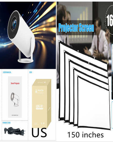 HY300 Pro Projector Home Theater Entertainment Portable Small Projector