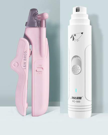 Pet Nail Clippers With LED Light Dogs Cat Nail Scissors Professional Trimmer Tool Care Grooming Supplies