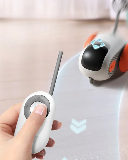 Remote Control Interactive Cat Car Toy USB Charging Chasing Automatic Self-moving Remote Smart Control Car Interactive Cat Toy Pet Products