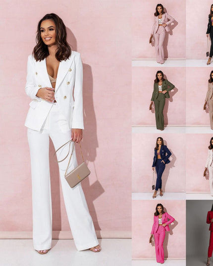 Women's Business Suit Double Breasted Suit