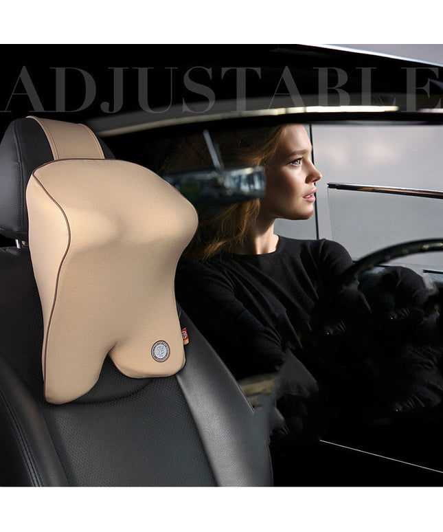 Adjustable Car Seat With Slow Rebound Memory Foam For Car Headrest