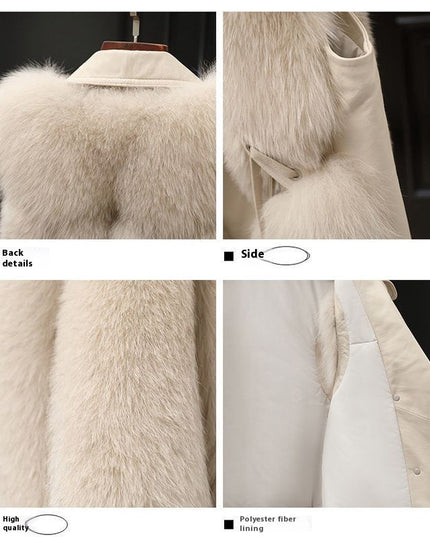 Fur Vest Short Coat Autumn And Winter New Patchwork Winter Fox Fur Jacket Women Short Artificial Fur Coat Elegant Female Warm Vest