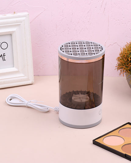 Women Eye Shadow Brush Cleaning Tool Portable Electric Makeup Brush Cleaner Machine With USB Charging Automatic Cosmetic Brush
