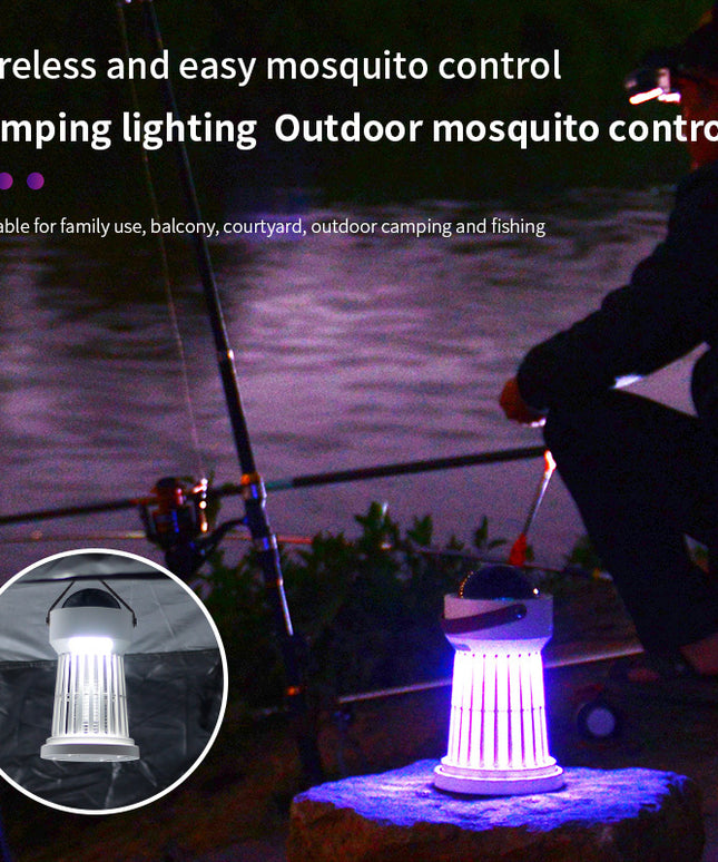 2 In 1 Electric Mosquito Killer Lamp Star Ceiling Projection Kill Mosquitoes For Outdoor And Indoor
