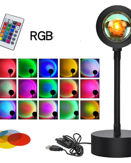 Sunset Projection Lamp Sunset Projector Night Light Wall Decoration Lighting