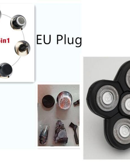 5 In 1 Multifunctional Electric Shaver 5 Blade Razor For Men Shaved Head Rechargeable Shaving Machine Beard Nose Hair Trimmer