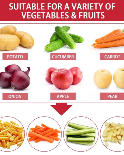 Kitchen Gadget Electric French Fry Cutter With Blades Stainless Steel Vegetable Potato Carrot For Commercial Household