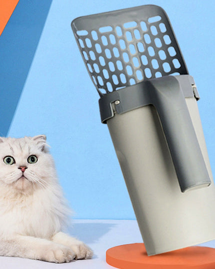 Storage Box Integrated Lazy Cat Litter Shovel Set