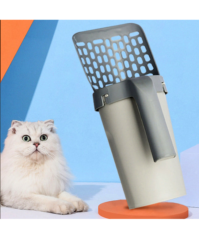 Storage Box Integrated Lazy Cat Litter Shovel Set