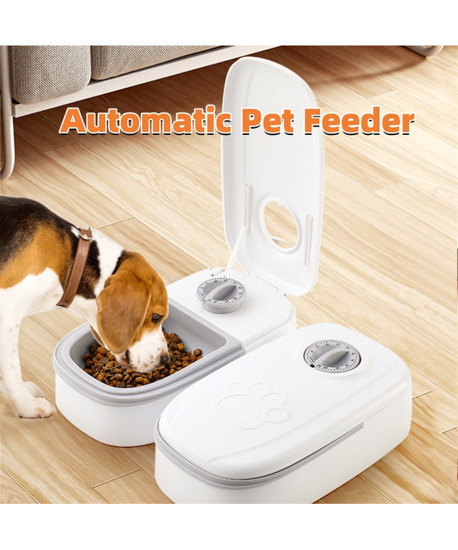 Automatic Pet Feeder Smart Food Dispenser For Cats Dogs Timer Stainless Steel Bowl Auto Dog Cat Pet Feeding Pets Supplies