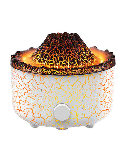 New Creative Volcano Humidifier Aromatherapy Machine Spray Jellyfish Air Flame Humidifier Diffuser