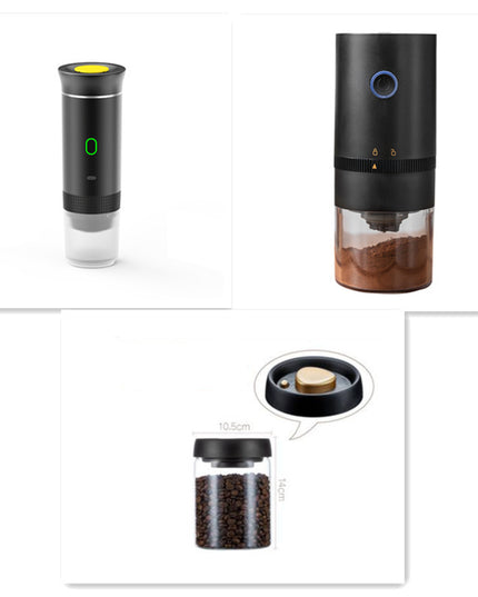 Electric Grinder Coffee Travel Handy 3 In1 Espresso Portable Coffee Espresso Maker Machine Cafe Portable Capsule Coffee Machine Kitchen Gadgets