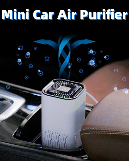 Car Air Purifier Portable Negative Ion Generator Remove Formaldehyde Dust Smoke Air Freshen Washer For Home Car