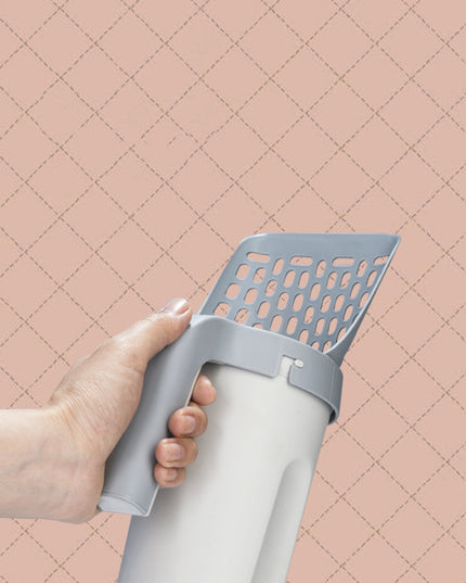 Storage Box Integrated Lazy Cat Litter Shovel Set