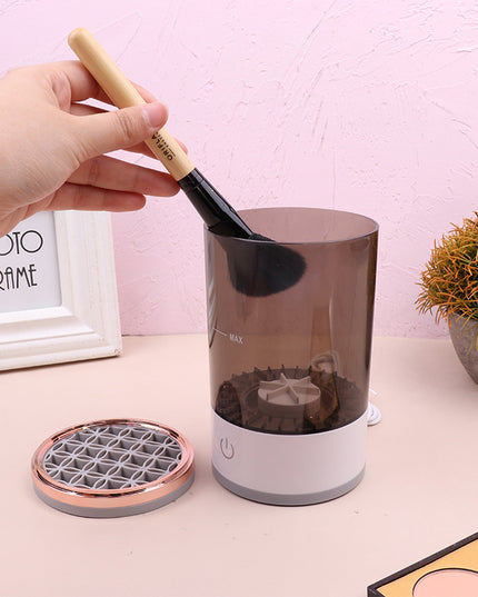 Women Eye Shadow Brush Cleaning Tool Portable Electric Makeup Brush Cleaner Machine With USB Charging Automatic Cosmetic Brush